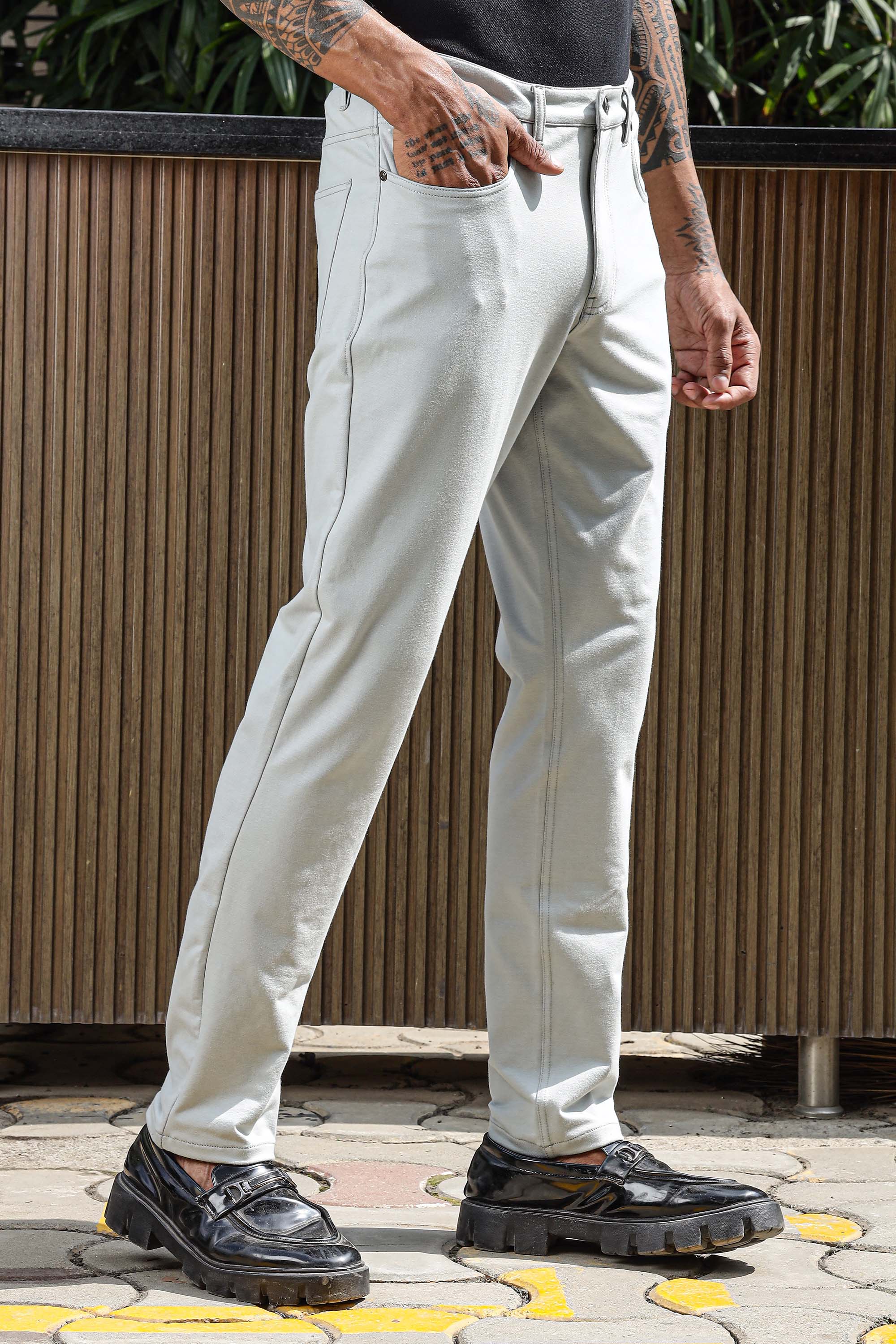 Men's Essential Daily Wear Pants – Stylish & Comfortable with Pockets