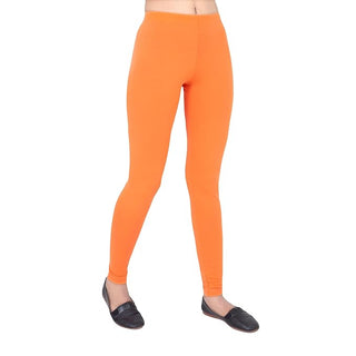 WOMEN ORANGE REGULAR LENGTH LEGGING