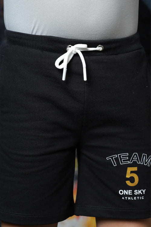 Casual Black Shorts for Boys