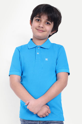 Boys Solid Classic Polo T-shirt - Stylish & Comfortable Everyday Wear