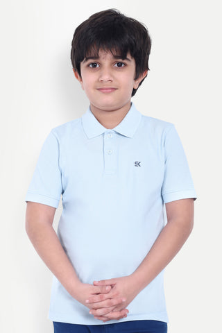 Boys Solid Classic Polo T-shirt - Stylish & Comfortable Everyday Wear