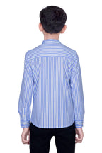 BOYS LINING FRESH SKY COTTON SHIRT