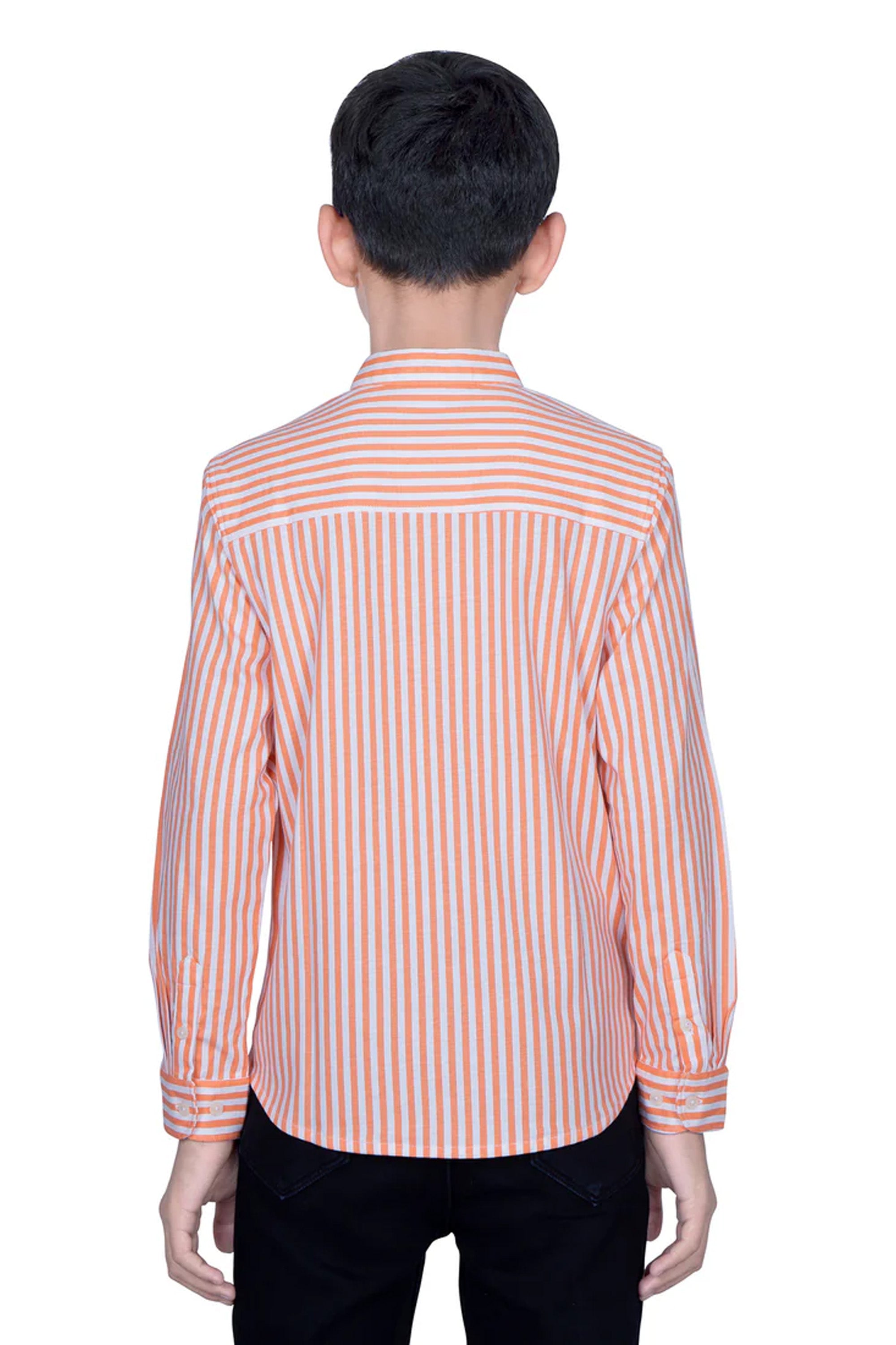 BOYS LINING CLAY COTTON SHIRT