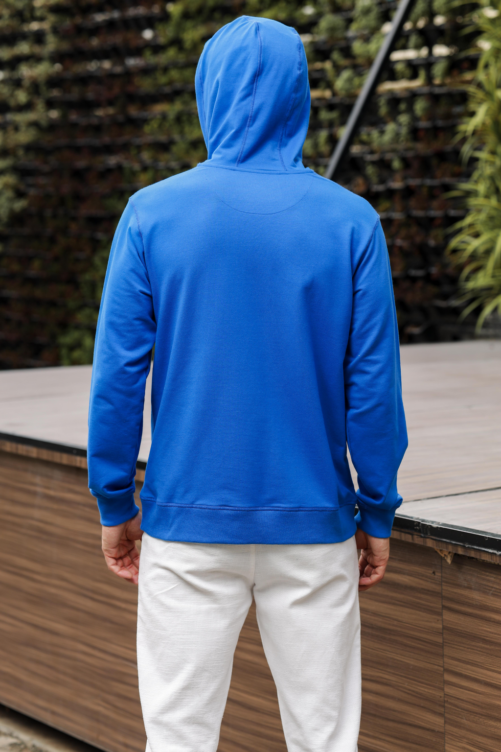UNISEX SWEATSHIRT WITH POCKET BLUE