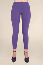Women Dark Voilet Ankle Length Legging