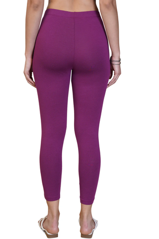 WOMENS VIOLET ANKLE LENGTH POCKET LEGGING