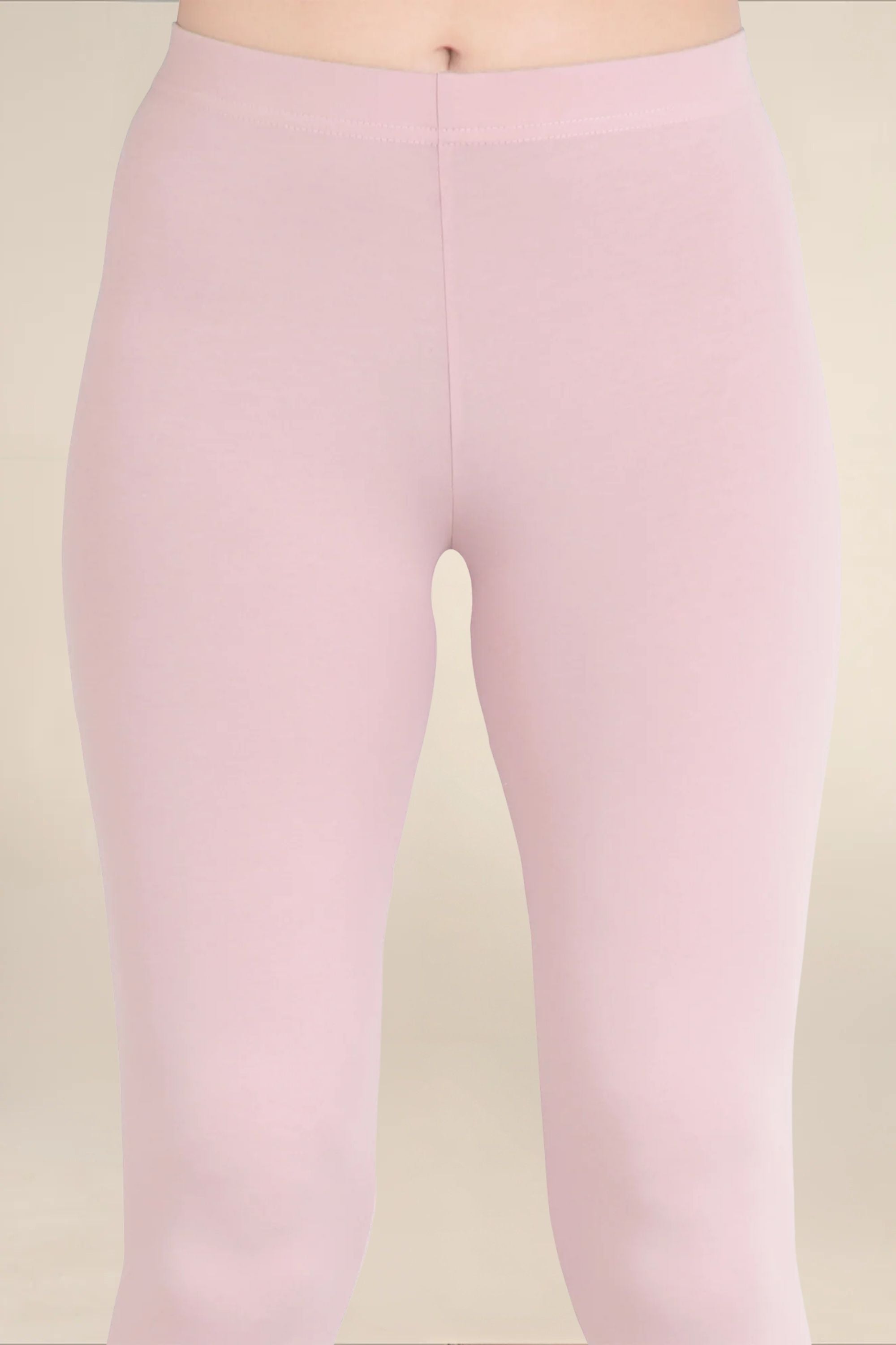Women Dusty Rose Breathable Long Length Legging