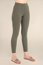 Women Dark Military Ankle Length Legging