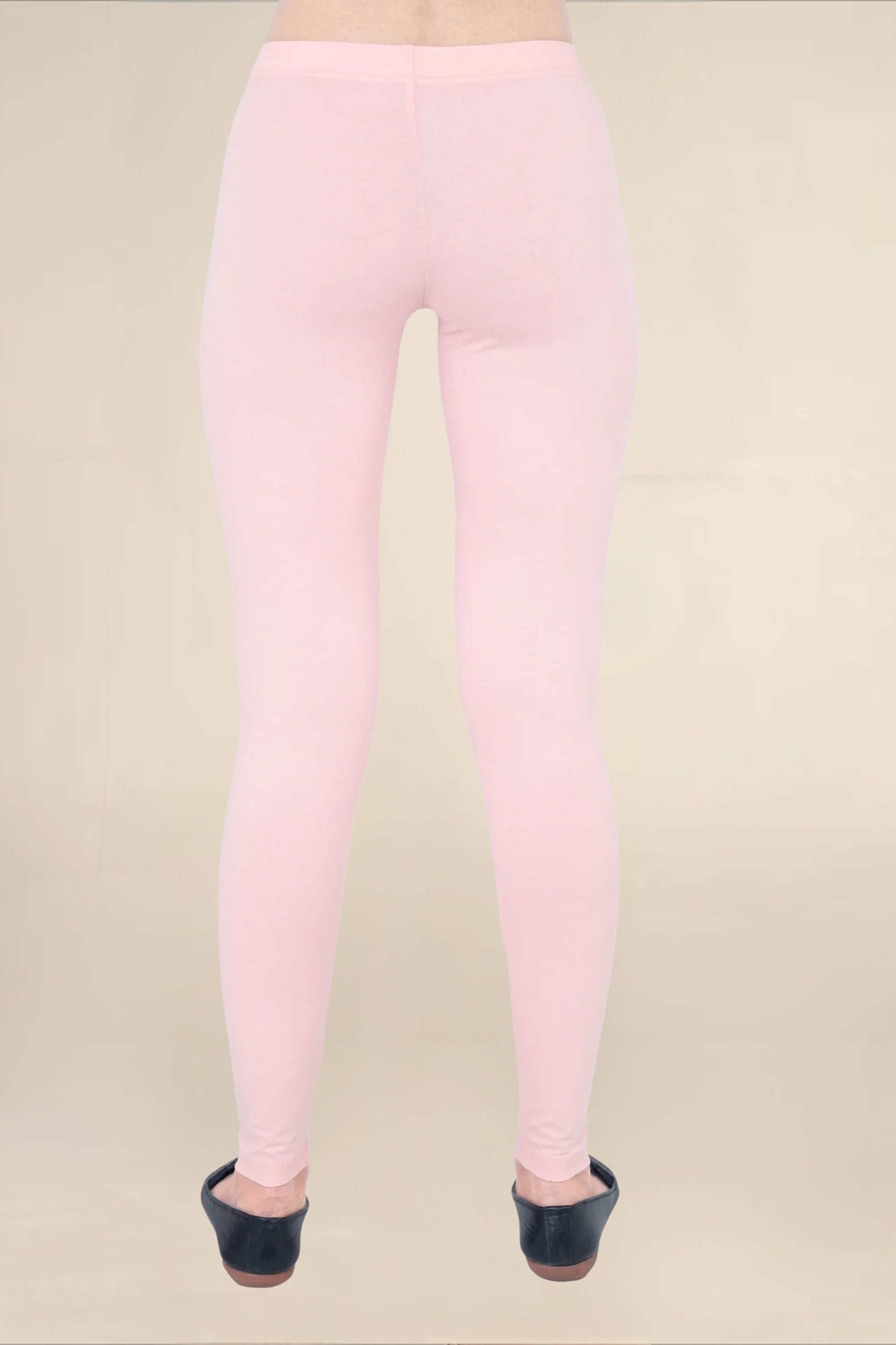 Women Dusty Pink Breathable Long Length Legging