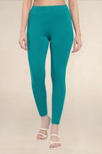 WOMENS JADE GREEN REGULAR LENGTH POCKET LEGGING