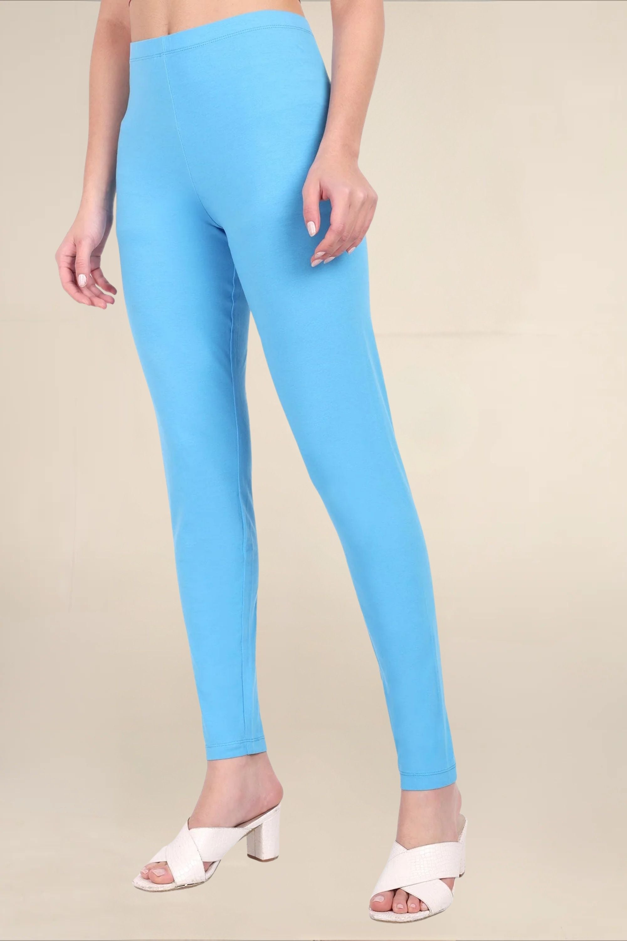Women Dark Sky Blue Regular Legging