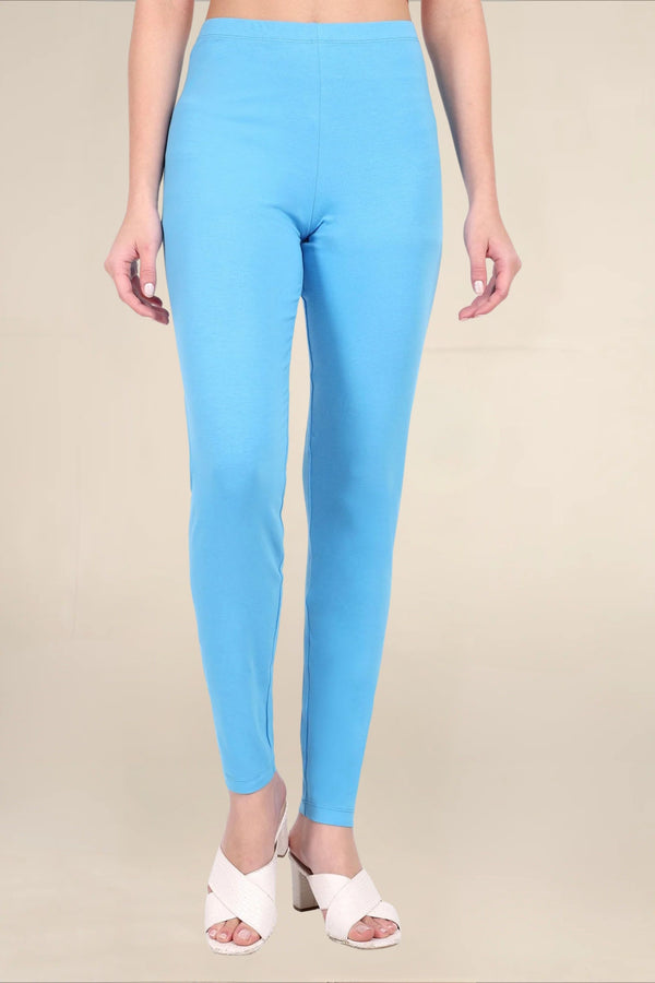 Women Dark Sky Blue Regular Legging