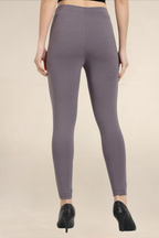 Women ST-Shirtl Grey Ankle Length Legging