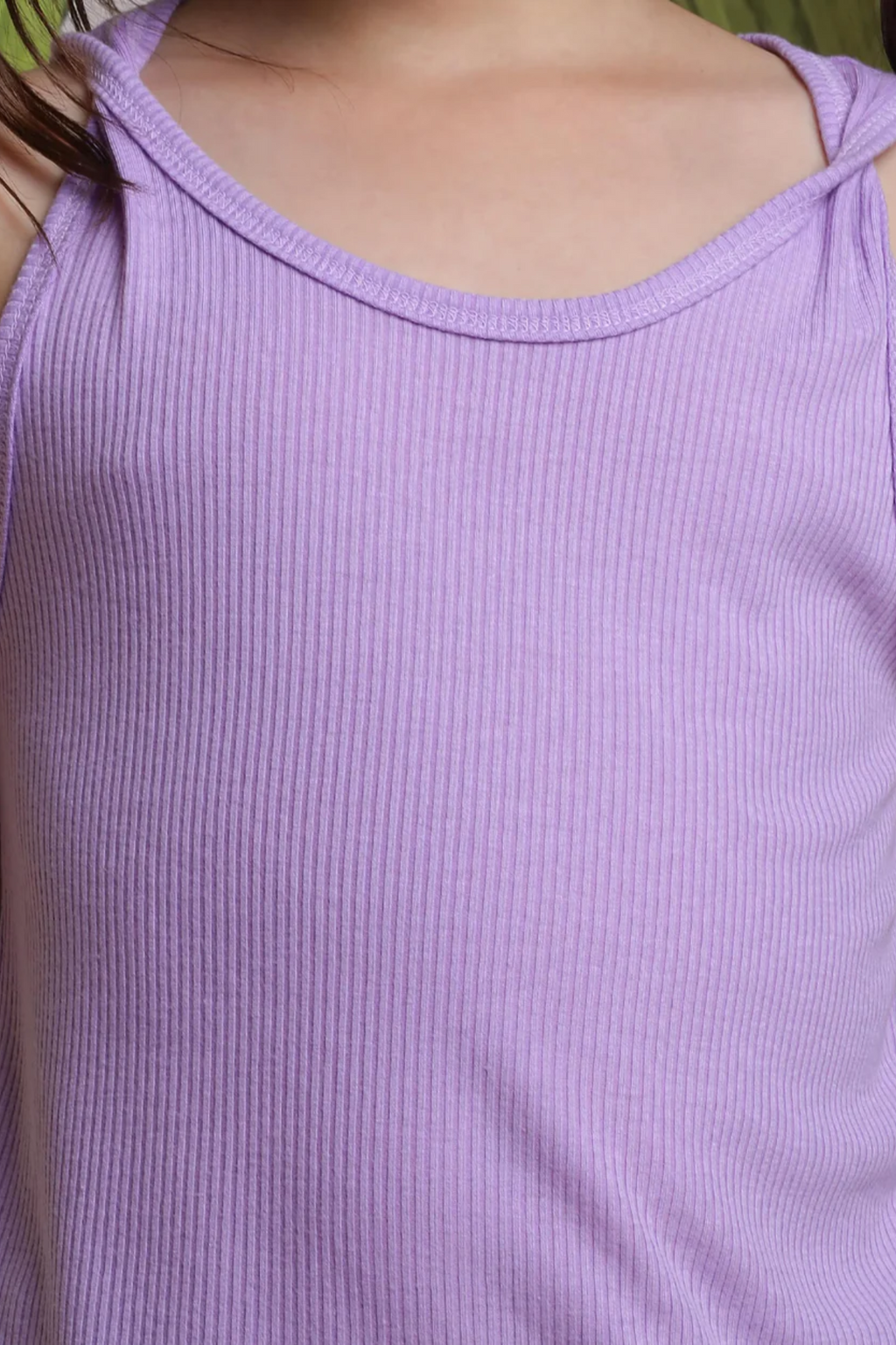 Girls Purple Sleeveless Top