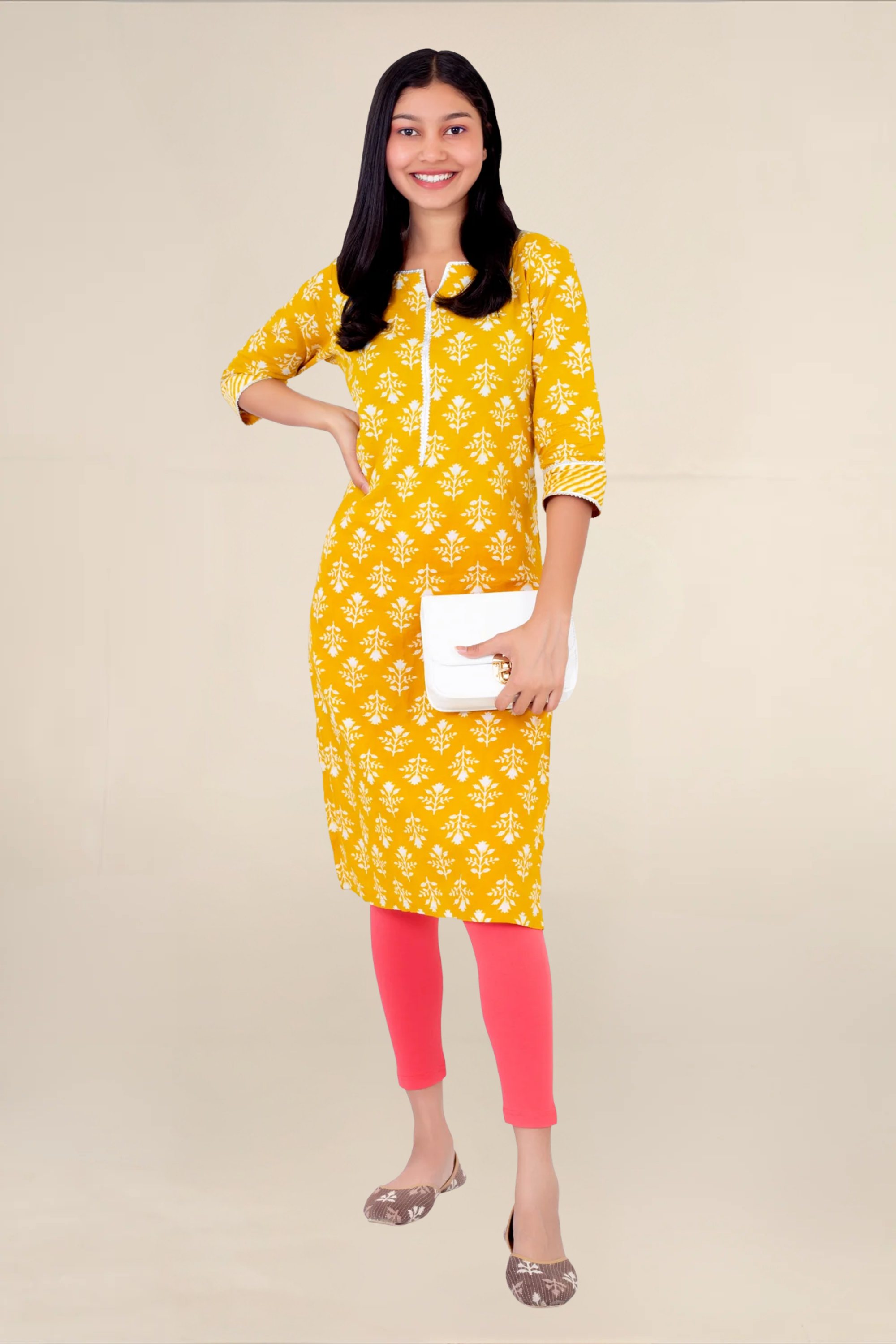 Women Bubblegum Pink Ankle Length Legging