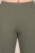 Women Dark Military Breathable Long Length Legging