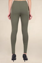 Women Dark Military Breathable Long Length Legging