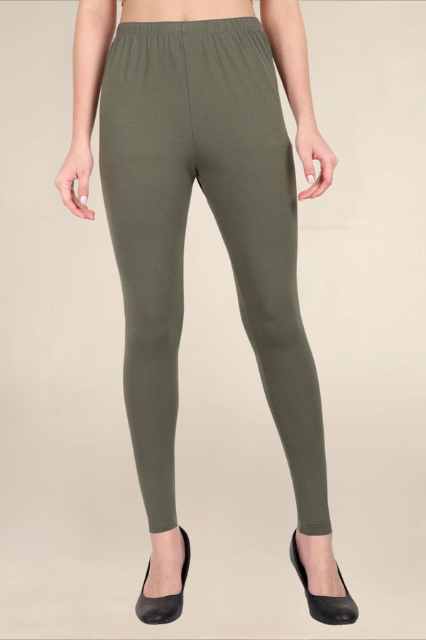 Women Dark Military Breathable Long Length Legging