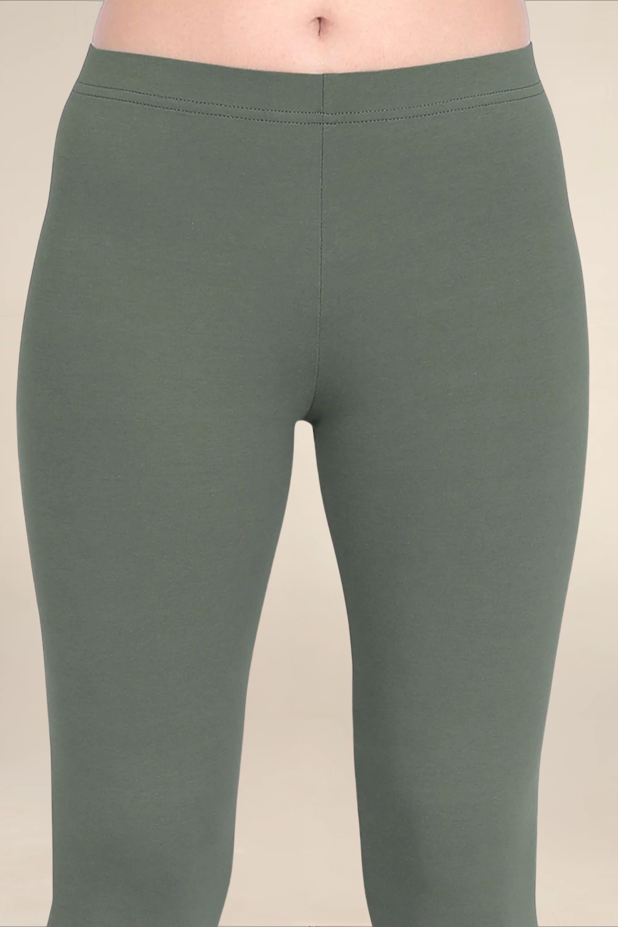 Women Dark Henna Breathable Long Length Legging