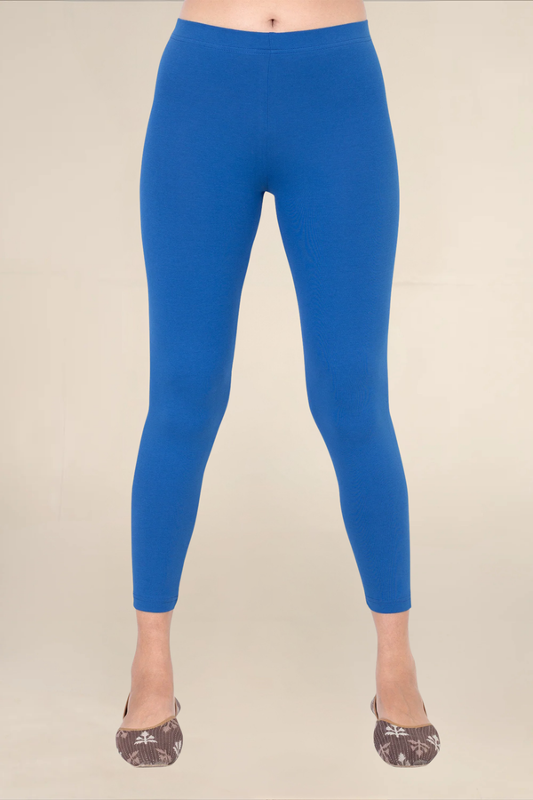Women Bright Royal Ankle Length Legging
