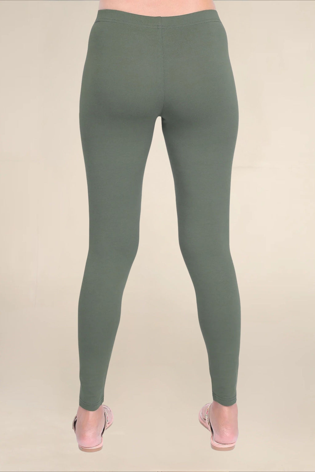 Women Dark Henna Breathable Long Length Legging