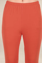 Women Coral Breathable Long Length Legging