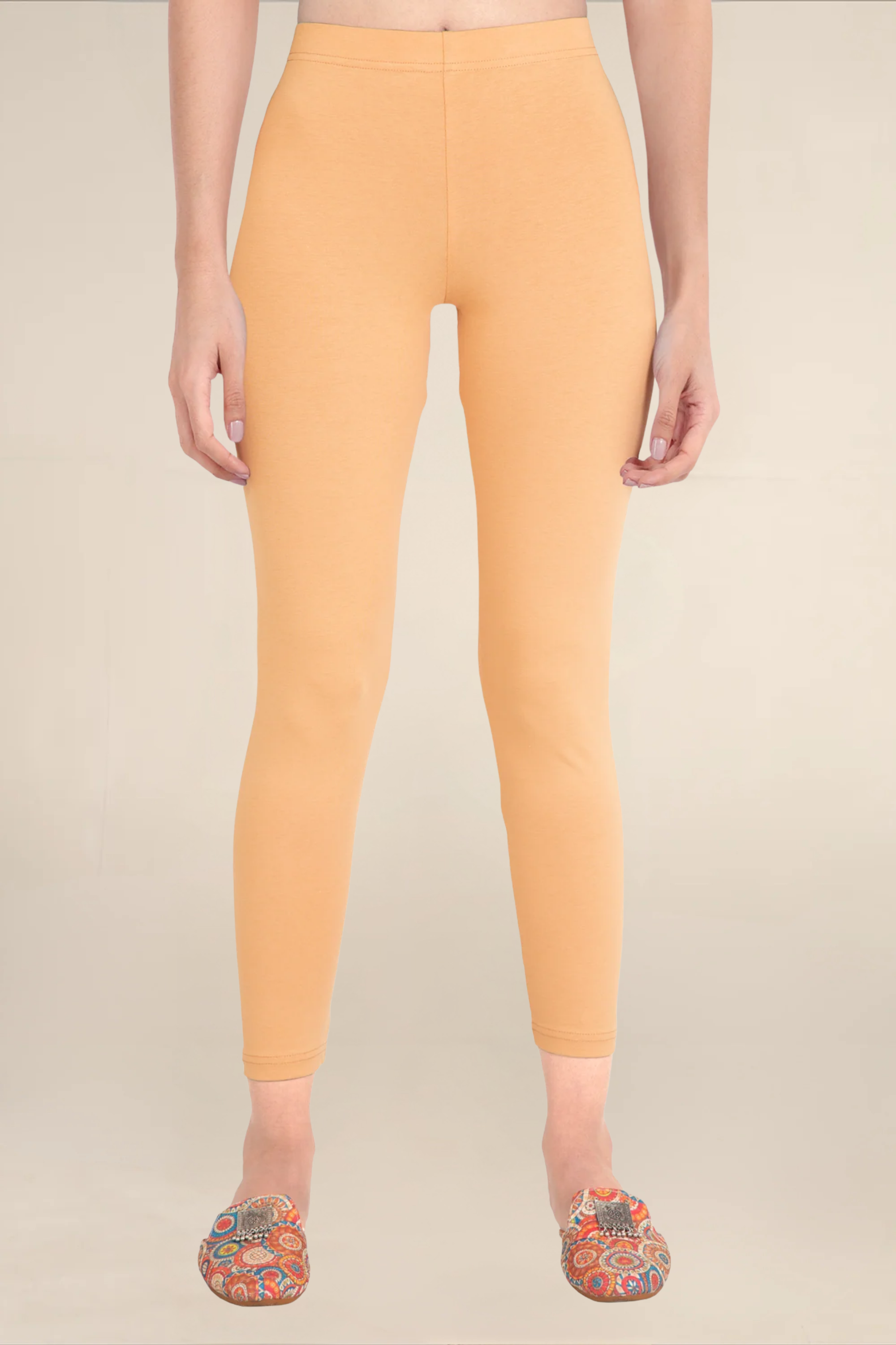 Women Biscuit Ankle Length Legging