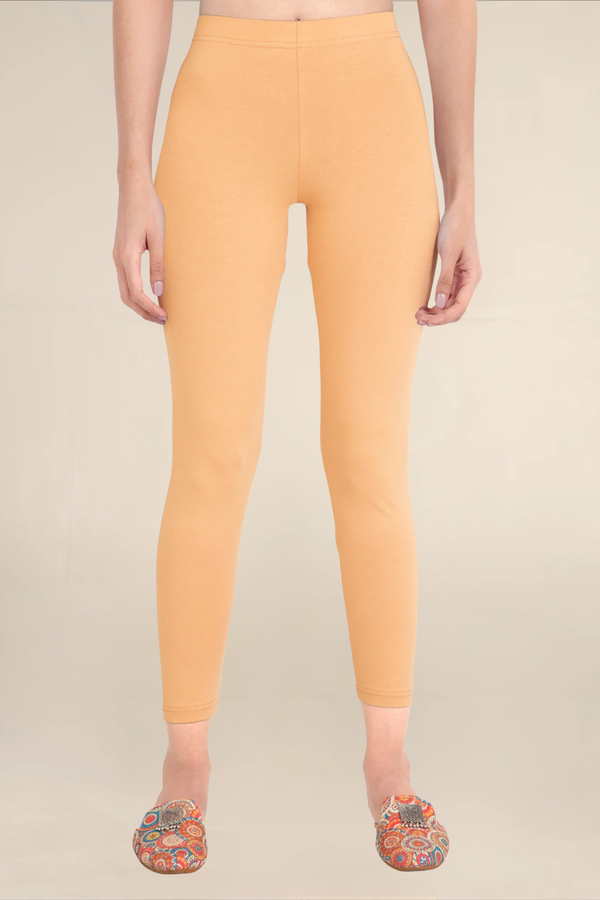 Women Biscuit Ankle Length Legging