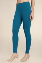 Women Teal Ankle Length Legging