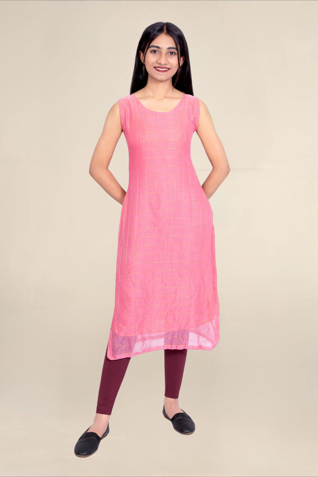 Women Burgandy Breathable Long Length Legging