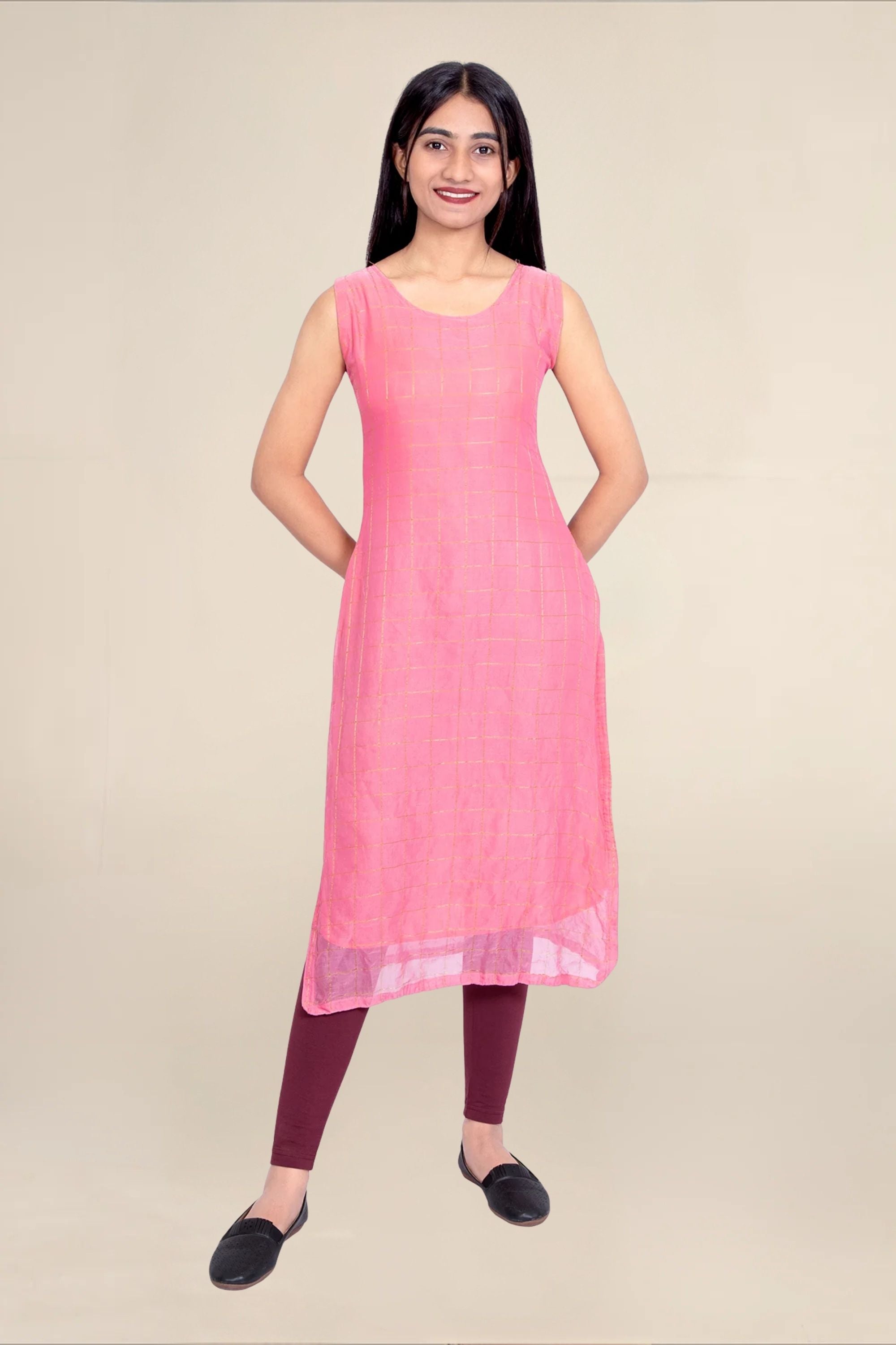Women Burgandy Breathable Long Length Legging