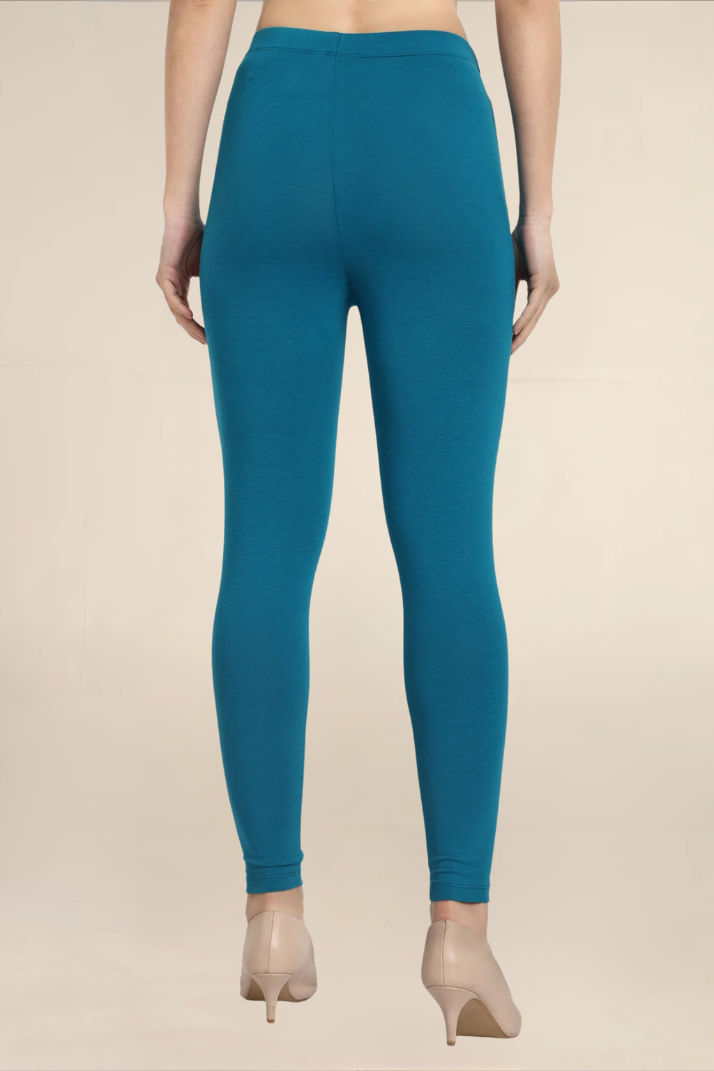Women Teal Ankle Length Legging