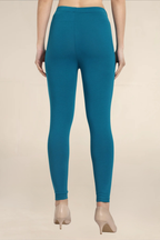 Women Teal Ankle Length Legging