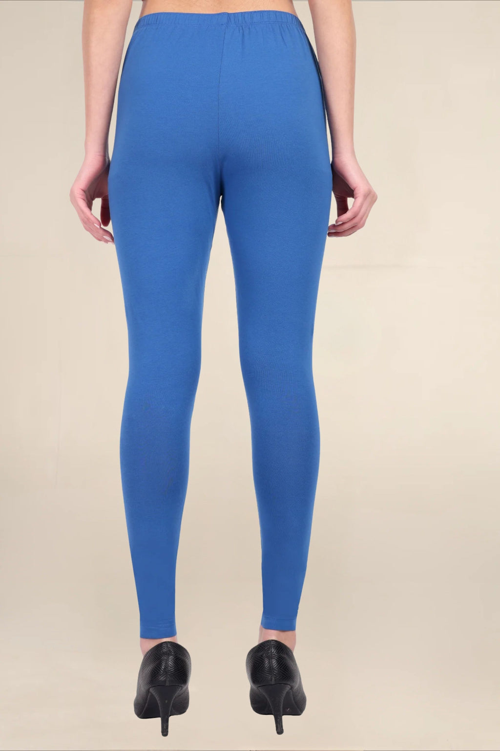 Women Bright Royal Breathable Long Length Legging