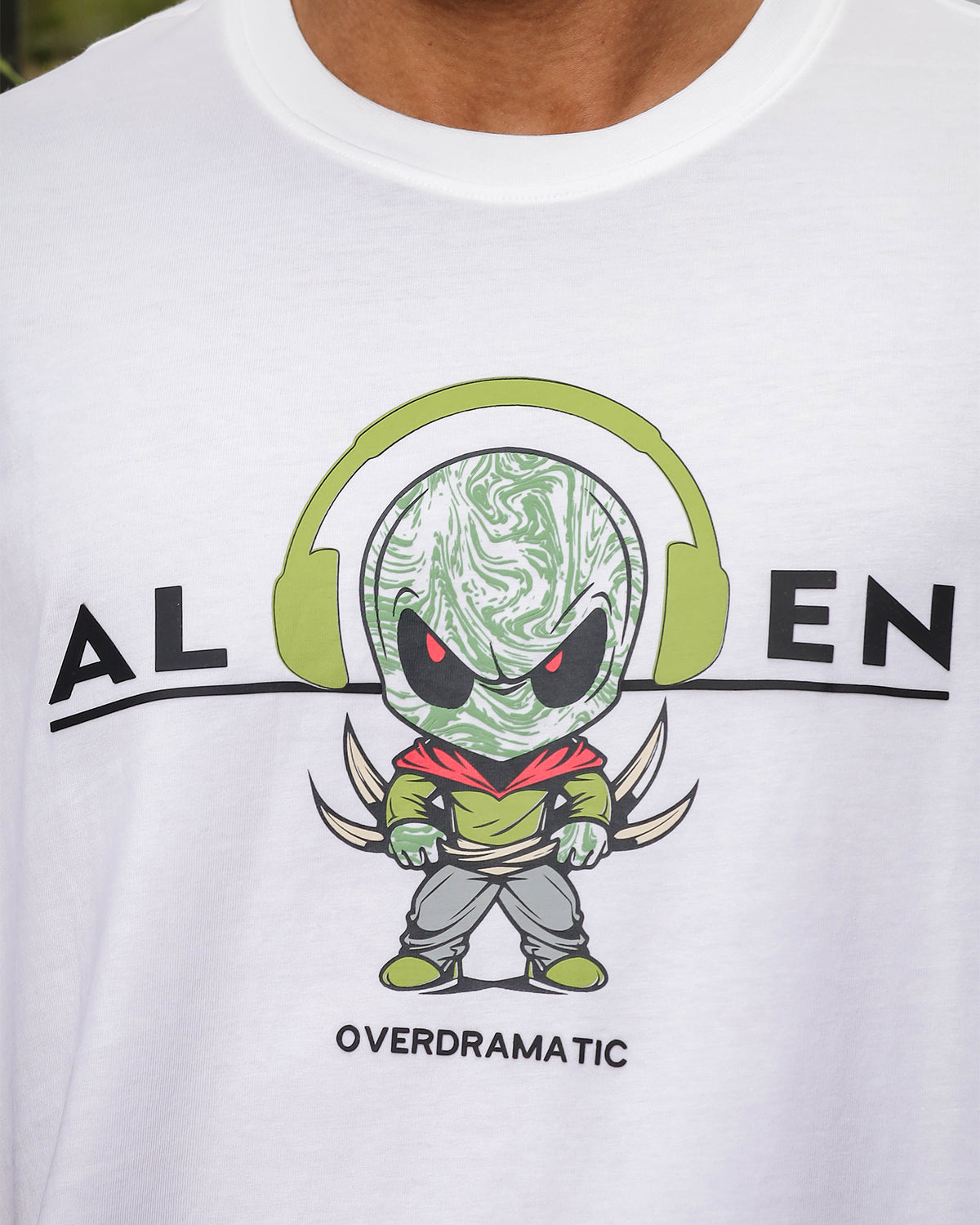 Men's Pure Cotton Oversized Graphic T-shirt