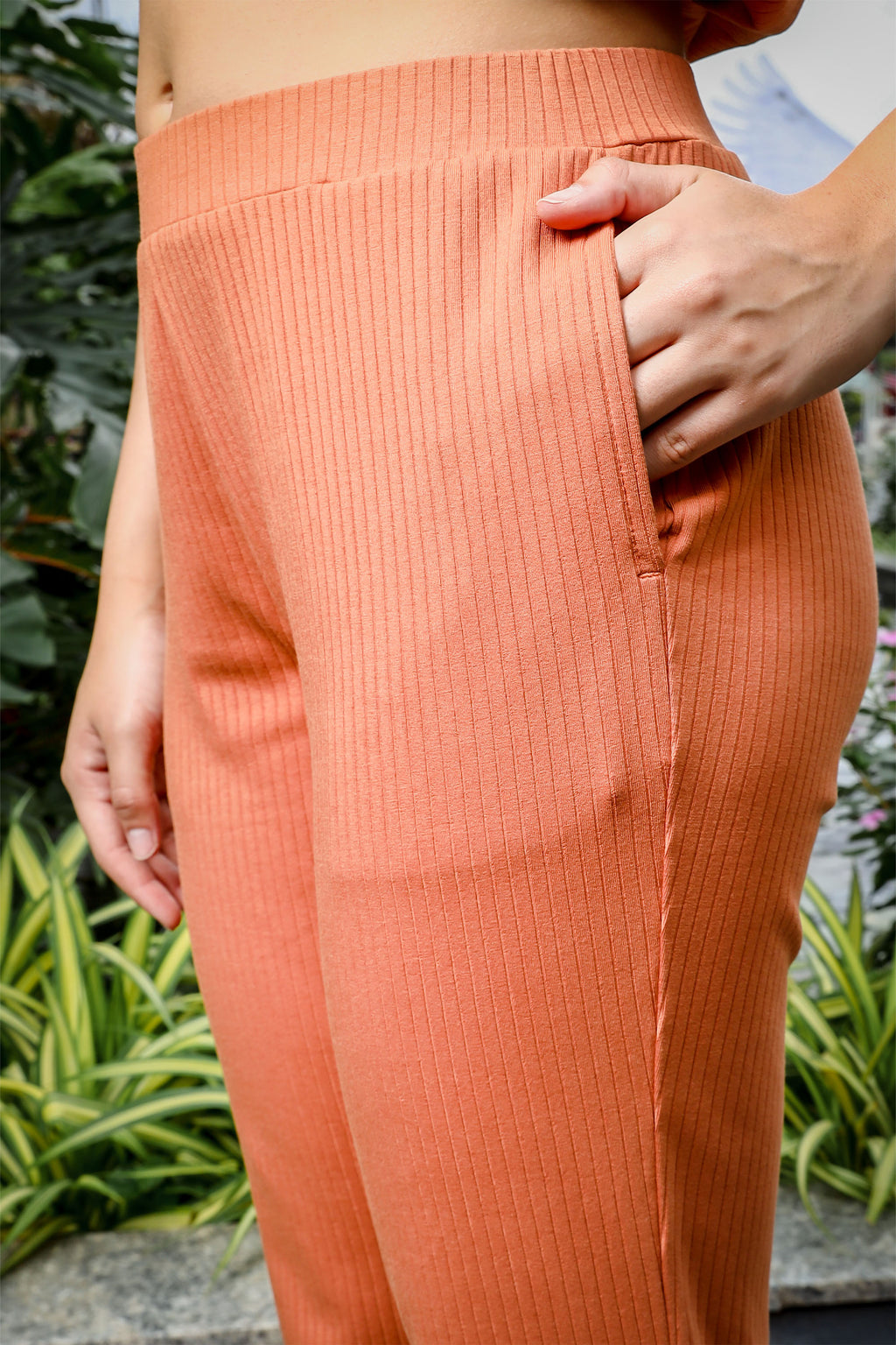 Womens Full Sleeve Top & Slit Cut Pant Co-Ord Set