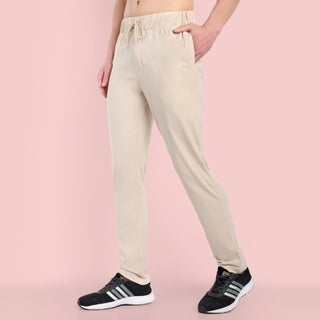 MENS COTTON BEIGE JOGGERS