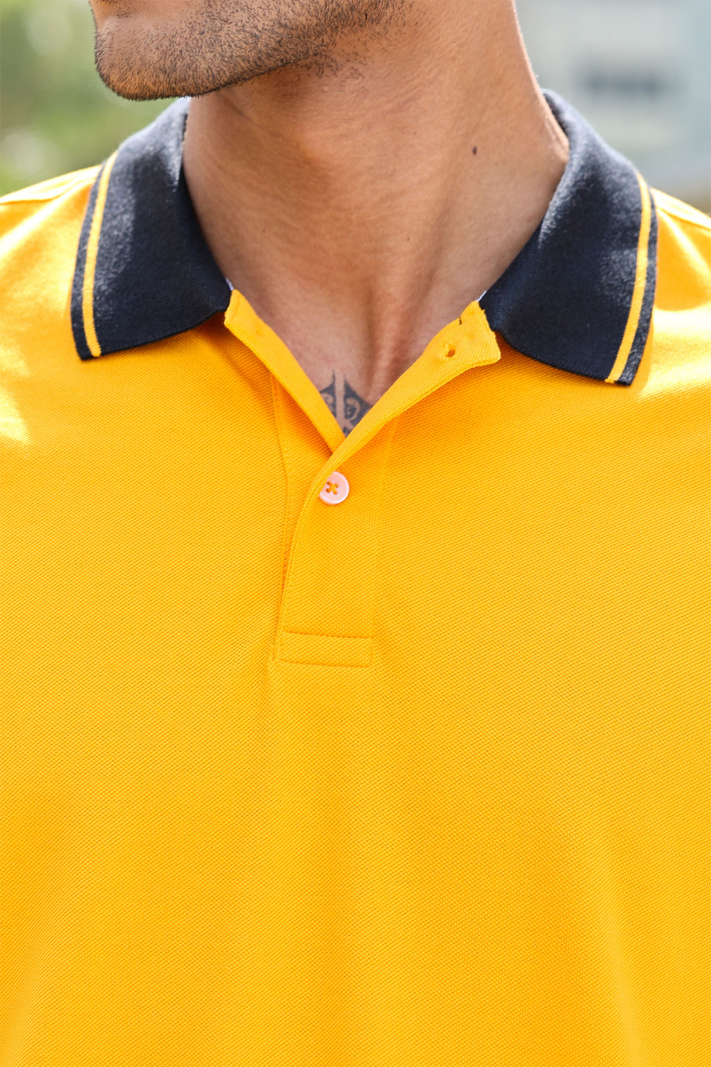 Men's Pure Cotton Polo T-shirt