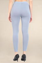 Women Shark Grey Ankle Length Legging