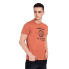 Men Clay Round Neck T-Shirt