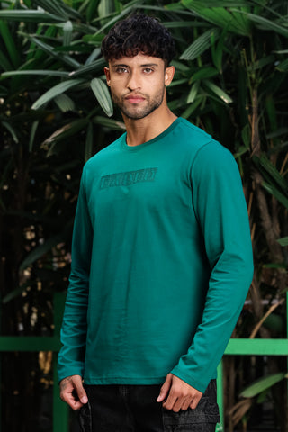 Men’s 100% Cotton Solid Full Sleeve T-Shirt | Round Neck Long Sleeve Casual Tee | Soft Breathable Fabric | Machine Washable