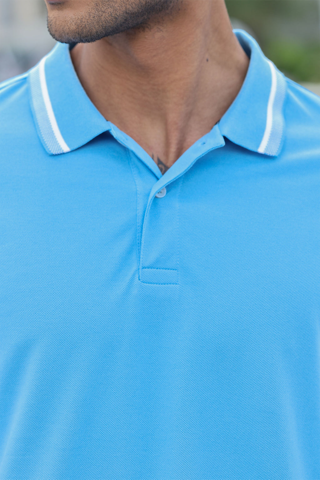 Men's Pure Cotton Polo T-shirt