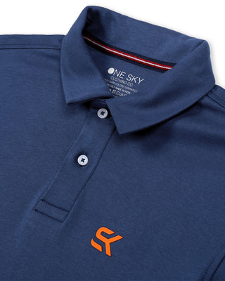 Boys Navy Polo T-Shirt