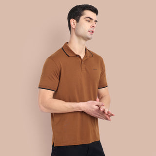 Men Tobacco Polo T-Shirt