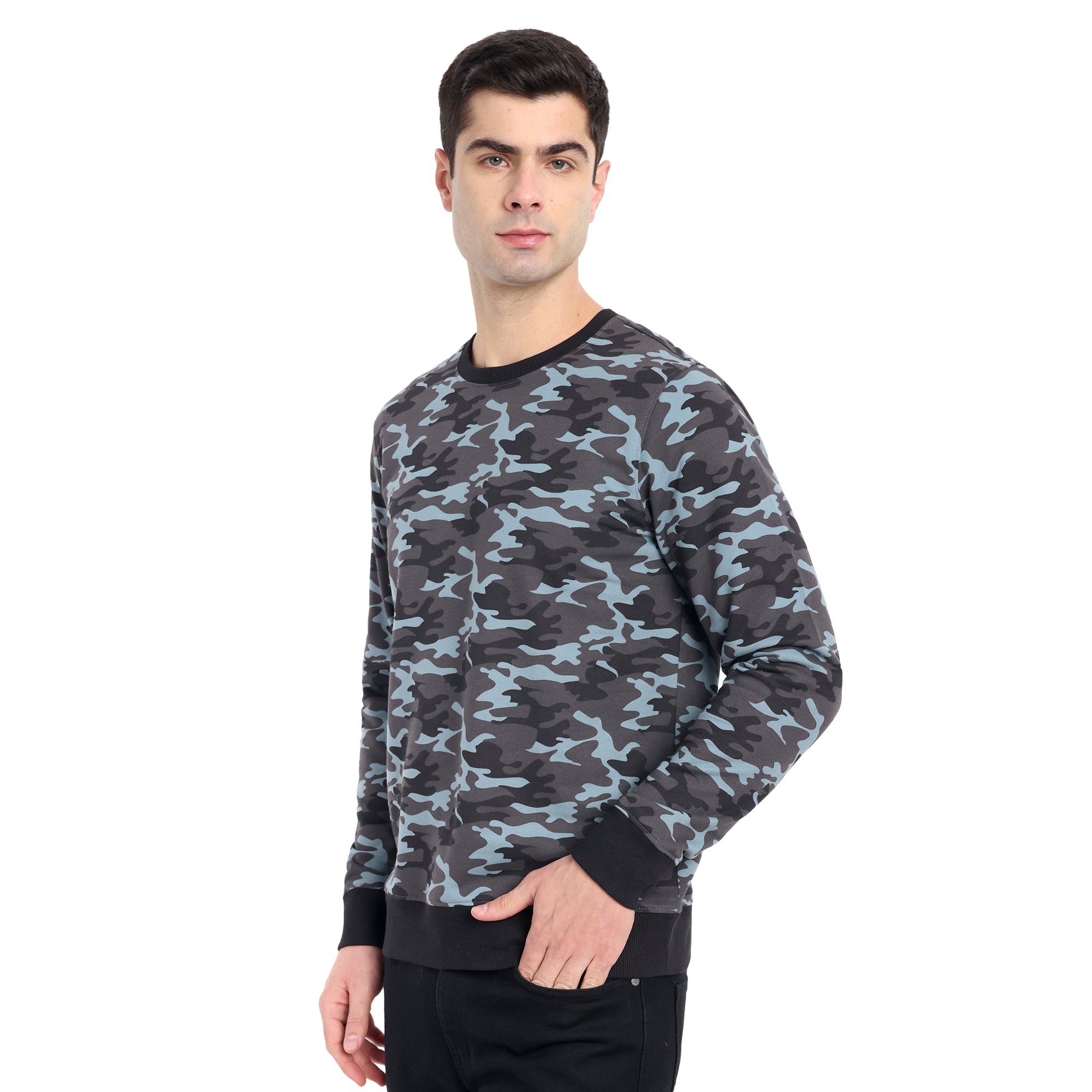 Unisex Cement Camouflage Oversized Sweatshirt