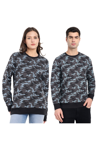 Cement Camouflage Oversized Sweatshirt