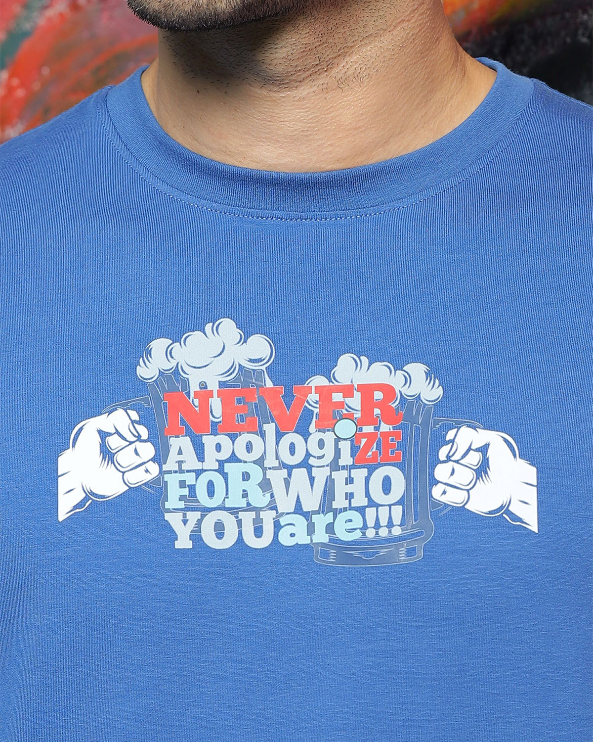 Mens Round Neck Men's T-Shirt