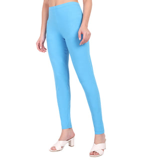 Women Dark Sky Blue Regular Legging