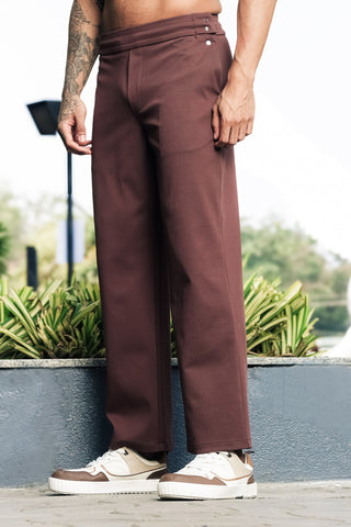 ONE SKY Men’s Cotton Blend Track Pants | Mid Rise Casual Joggers Slip-On | 3 Pockets | Solid Color | Machine Wash