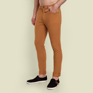 Men Tobacco Casual Pant